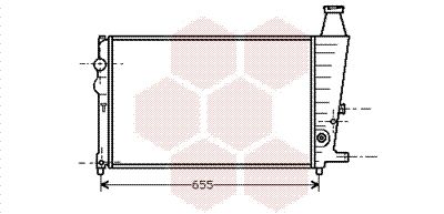 VAN WEZEL Radiators, Motora dzesēšanas sistēma 09002011